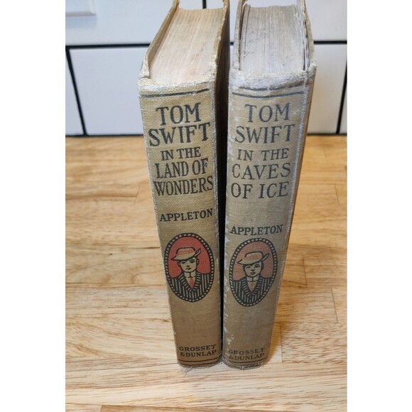 VINTAGE TOM SWIFT BOOKS – Land of Wonders and In the Caves of Ice 1917, 1911 - Picture 3 of 16